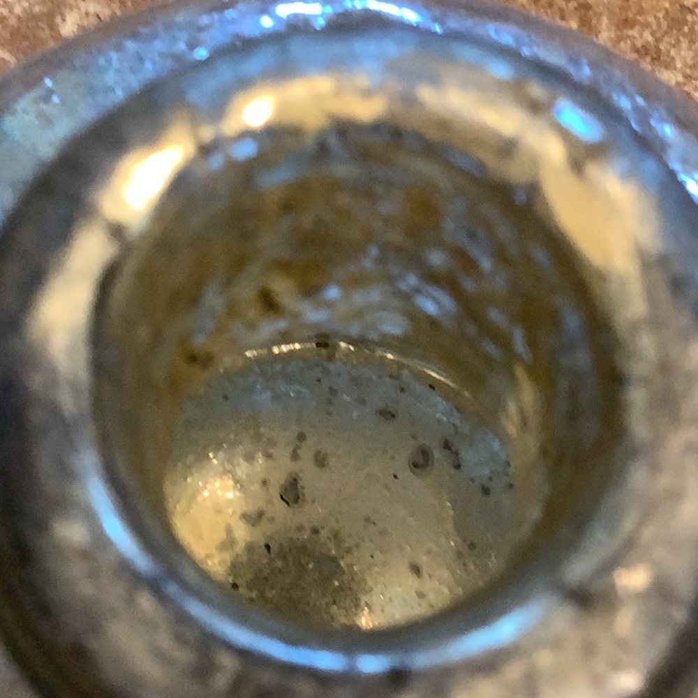 HOBBY LOBBY DISTRESSED SILVER VASE - Picture 3 of 4